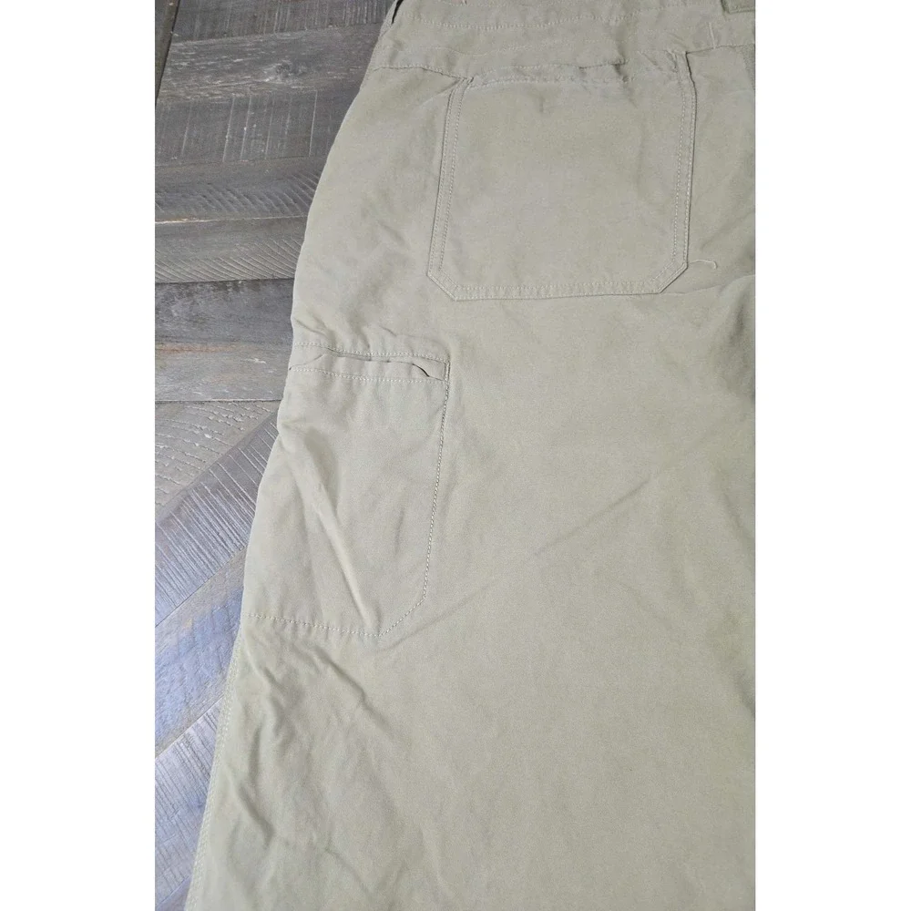 The North Face Mens Khaki Utility Hiking Pants Tan Straight Leg Size 38 Regular